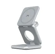 Зарядная станция Magssory Fold Pro 3 в 1 Silver
