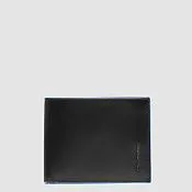 Кожаный кошелёк с RFID-защитой и 9 слотами для карт Piquadro PU1240B2R/N, чёрный