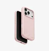 Чехол UNIQ Lino для iPhone 18 Pro, розовый (pale rose)