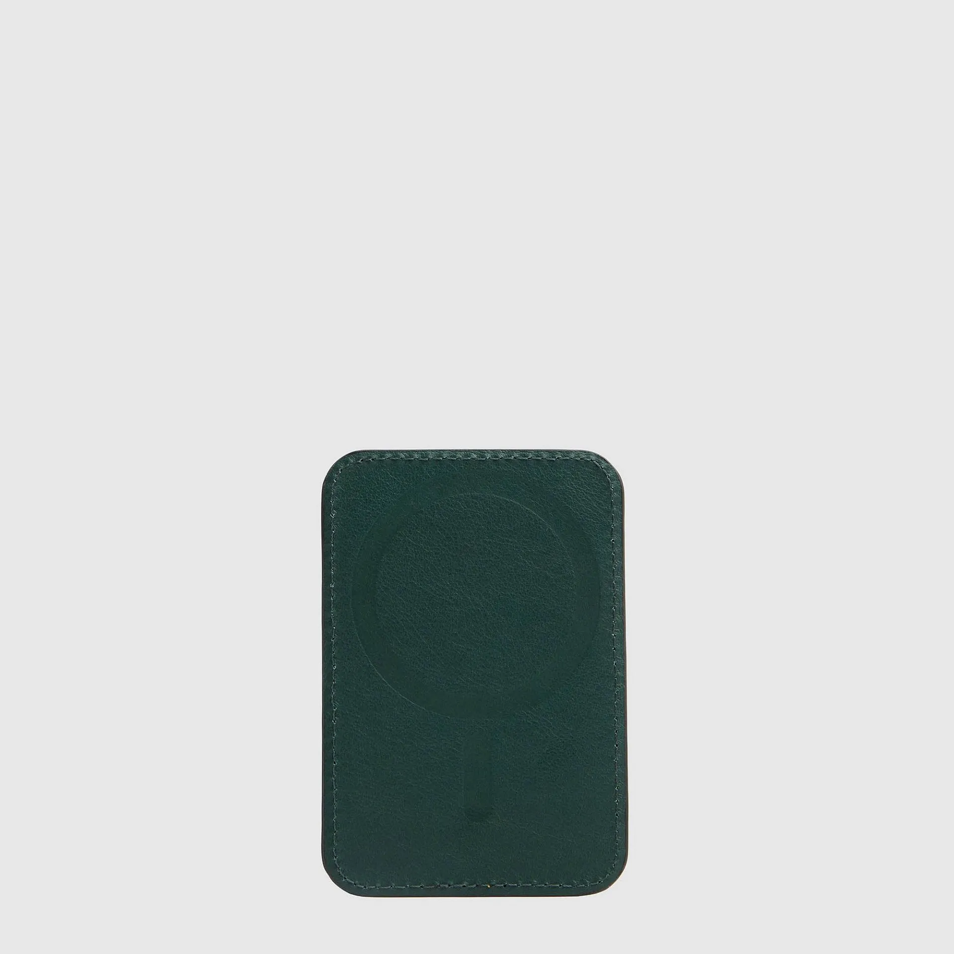 Кардхолдер MagSafe из кожи с RFID-защитой Piquadro PP7285S145R/VE, зелёныйphoto1