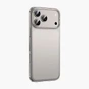 Чехол защитный KEEPHONE X-CRYSTAL Never Yellow для iPhone 17 Pro Max / iPhone 18 Pro Max, серый