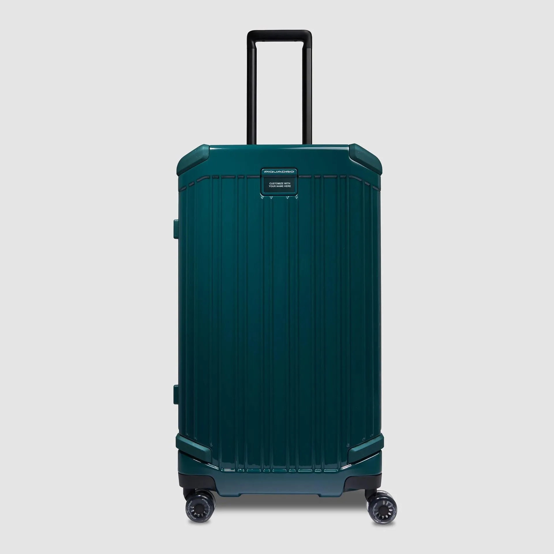 Жёсткий чемодан на 4 колёсах с замком TSA Piquadro BV6699POP/VE, зелёныйphoto0