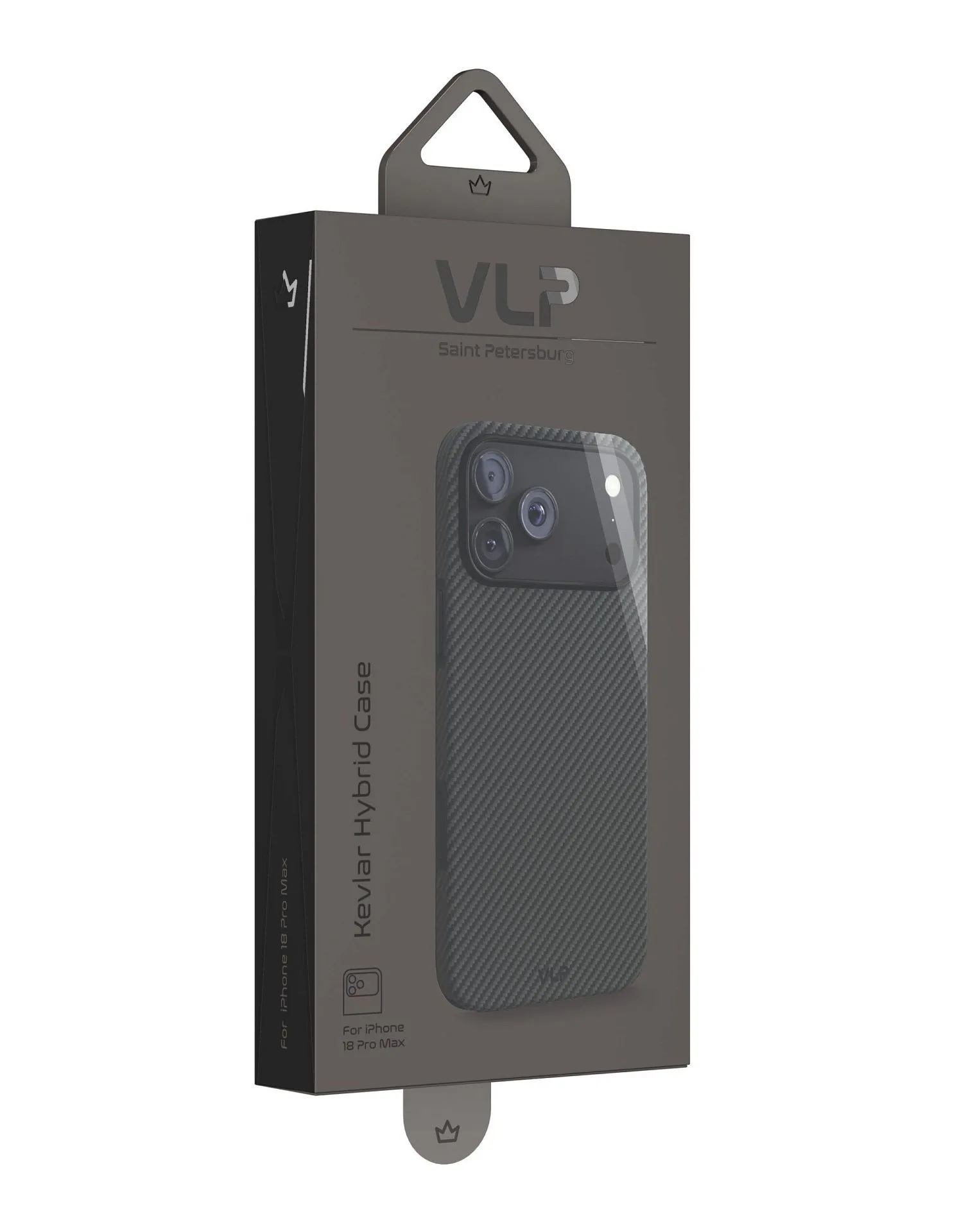 Чехол защитный VLP Kevlar Hybrid Case с MagSafe для iPhone 18 Pro Max, черныйphoto10