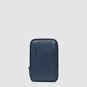 Кожаная сумка на шею для телефона с защитой RFID Piquadro AC6847W137R/BLU, синий