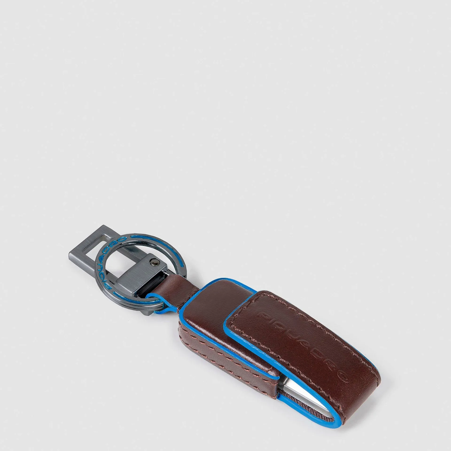 Кожаный брелок с USB-накопителем 256 ГБ Piquadro AC6567B2/MO, коричневыйphoto0