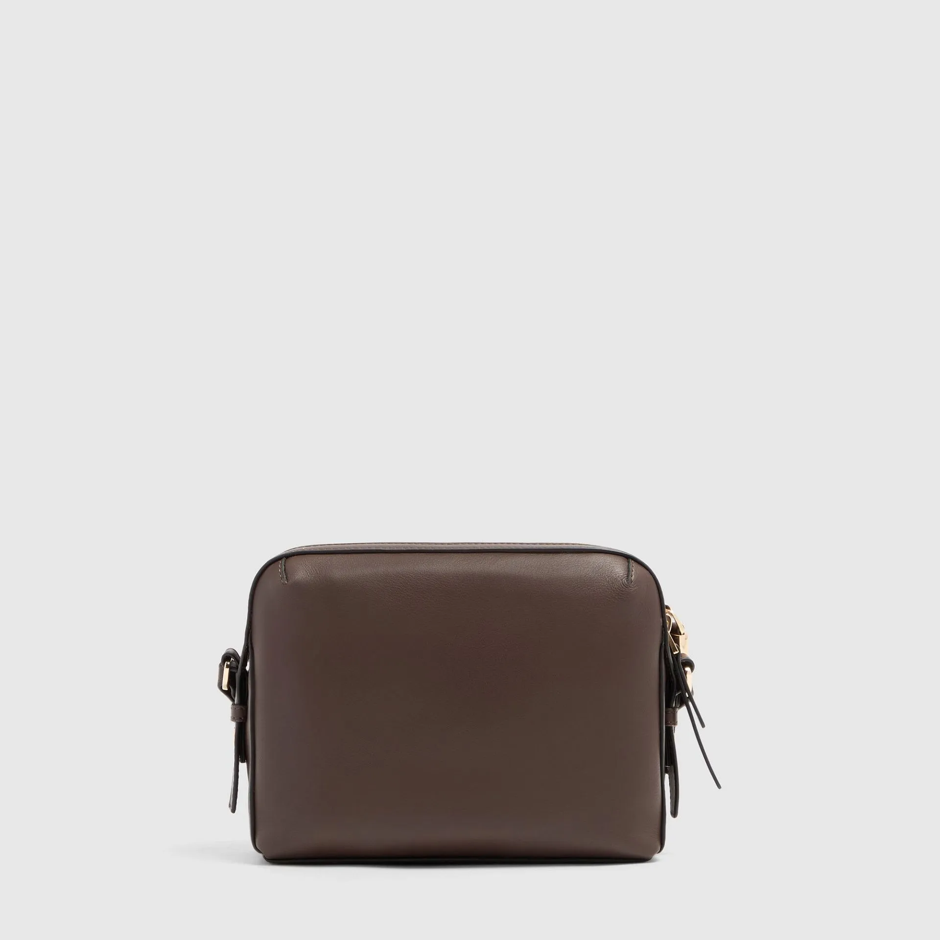 Женская кожаная сумка кросс-боди camera case Piquadro BD4870W92/MS, коричневый - noce scuro scamosciatophoto2