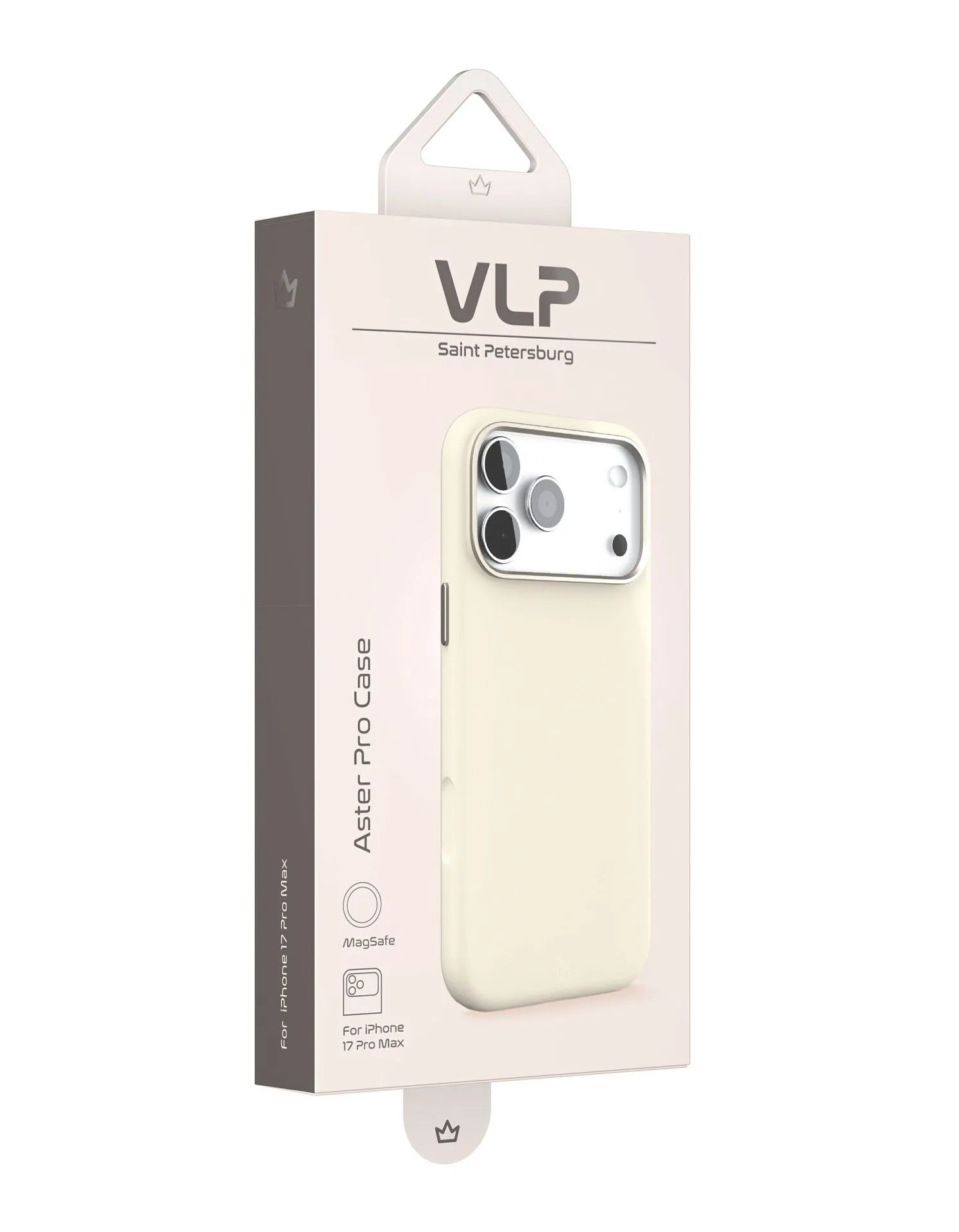 Чехол защитный VLP Aster Pro Case с MagSafe для iPhone 17 Pro Max, белыйphoto5