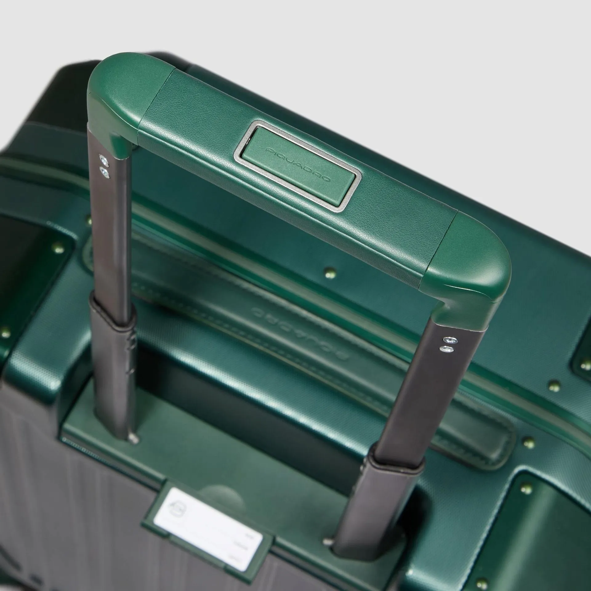 Чемодан для ручной клади из поликарбоната с замком TSA Piquadro BV4425PQLM/VES, зелёныйphoto5