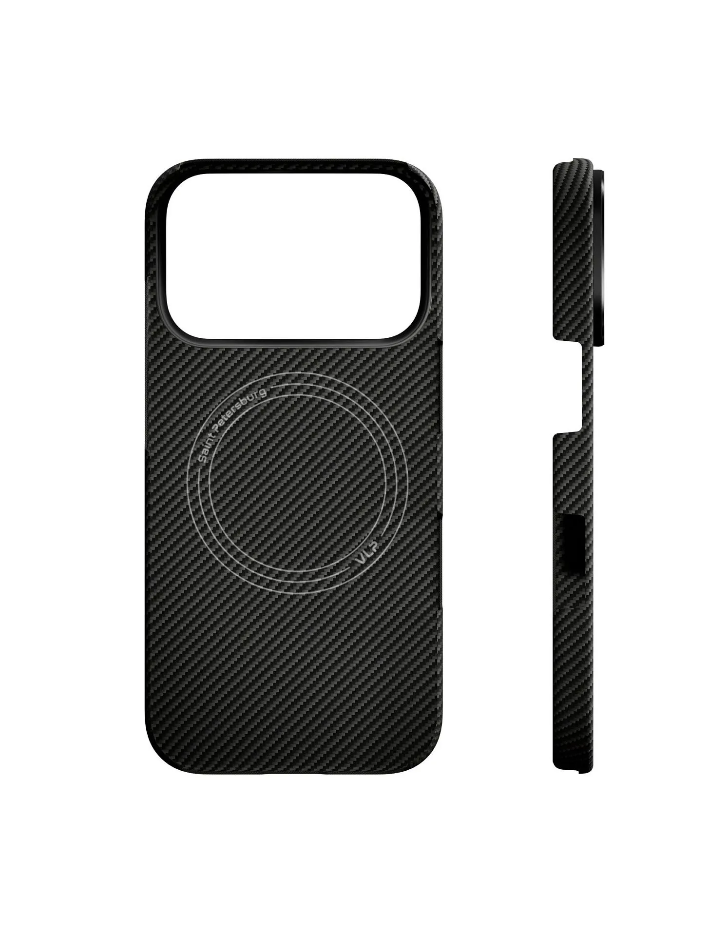 Чехол защитный VLP Kevlar Case с MagSafe для iPhone 18 Pro, черныйphoto8
