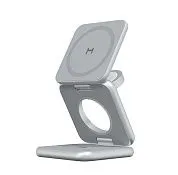 Зарядная станция Magssory Fold Pro 3 в 1 Silver