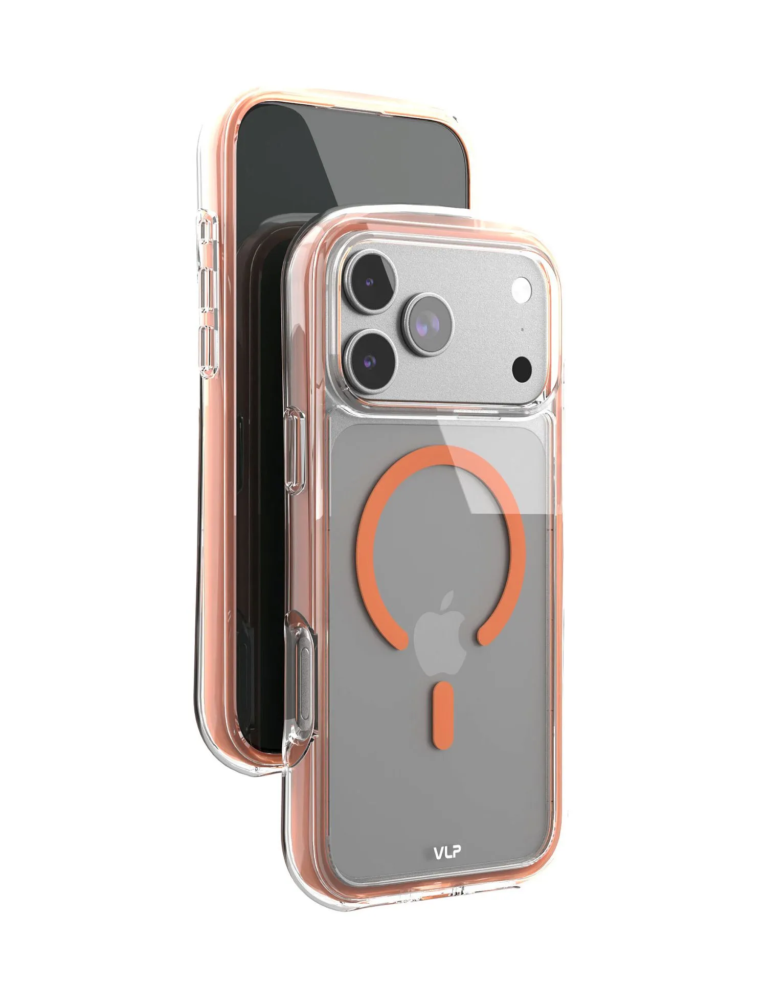 Чехол защитный VLP Bubble Case с MagSafe для iPhone 17 Pro Max, оранжевыйphoto3