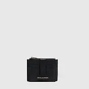 Женский кошелёк из кожи, 2 слота для карт и RFID-защита Piquadro PP7148W140R/N, чёрный