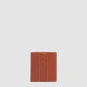 Кожаный картхолдер с RFID-защитой на 8 карт Piquadro PP1518W143R/CU, коричневый