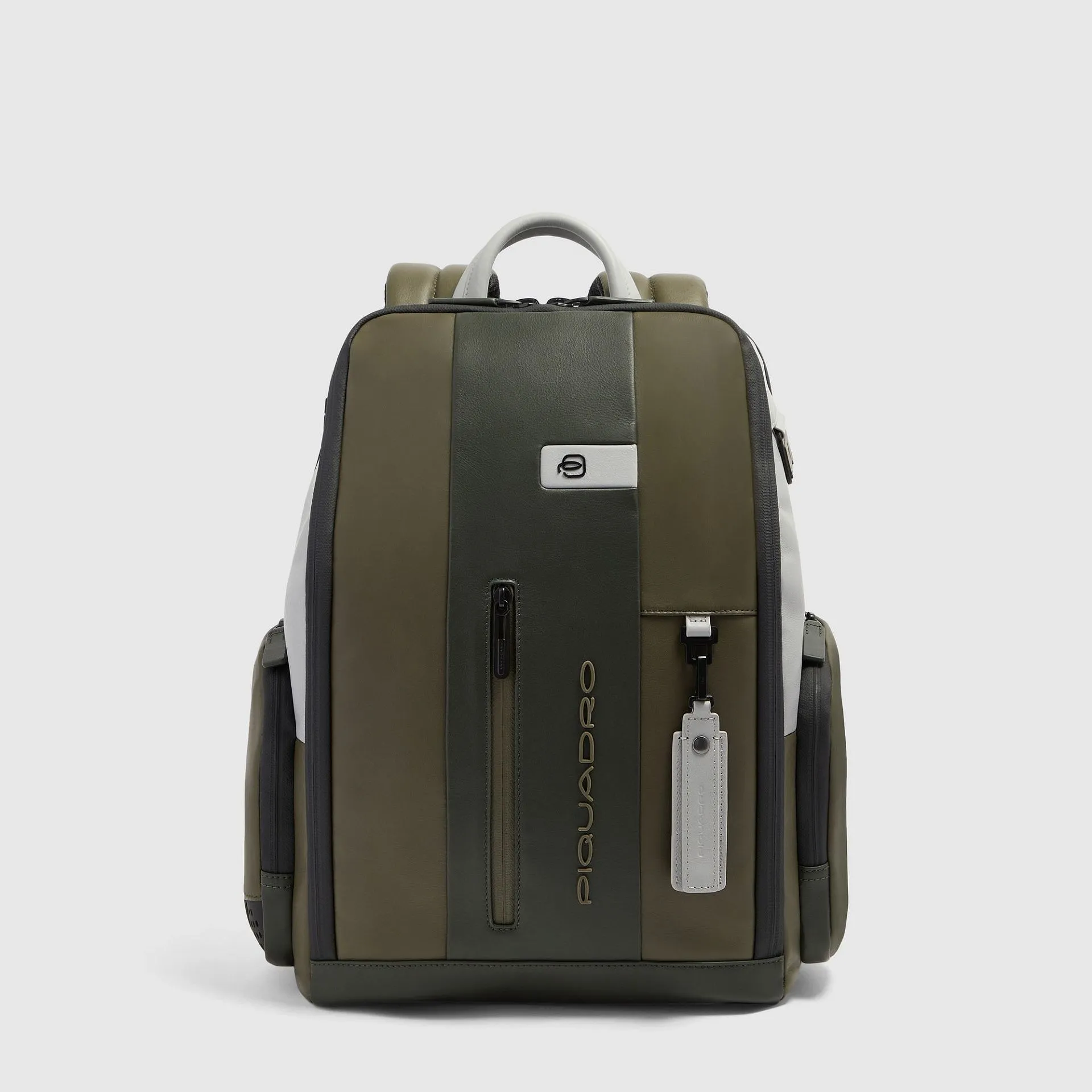 Кожаный рюкзак для ноутбука 14" с RFID-защитой Piquadro CA7164UB00/VEGR, зелёныйphoto0