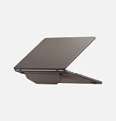Чехол UNIQ Lyden Versa для MacBook Air 13" (M2-M5), серый (Flint Grey)
