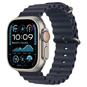 Apple Watch Ultra 2024 GPS + Cellular, 49 мм корпус из титана, ремешок Ocean темно-синего цвета