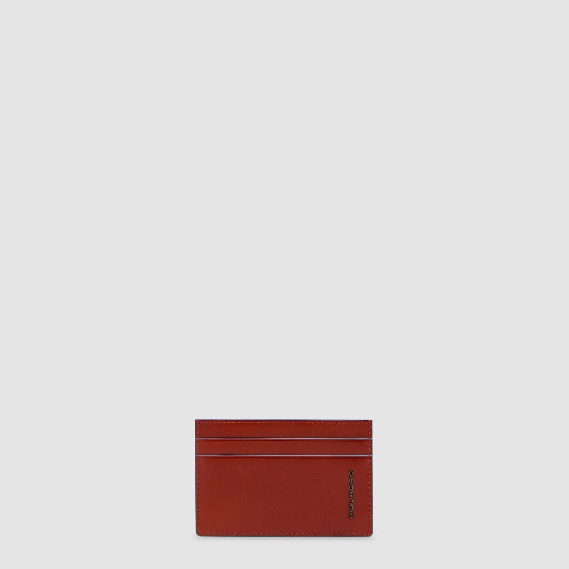 Тонкий картхолдер из кожи на 4 карты с RFID-защитой Piquadro PP7254B2R/CU4, коричневыйphoto0