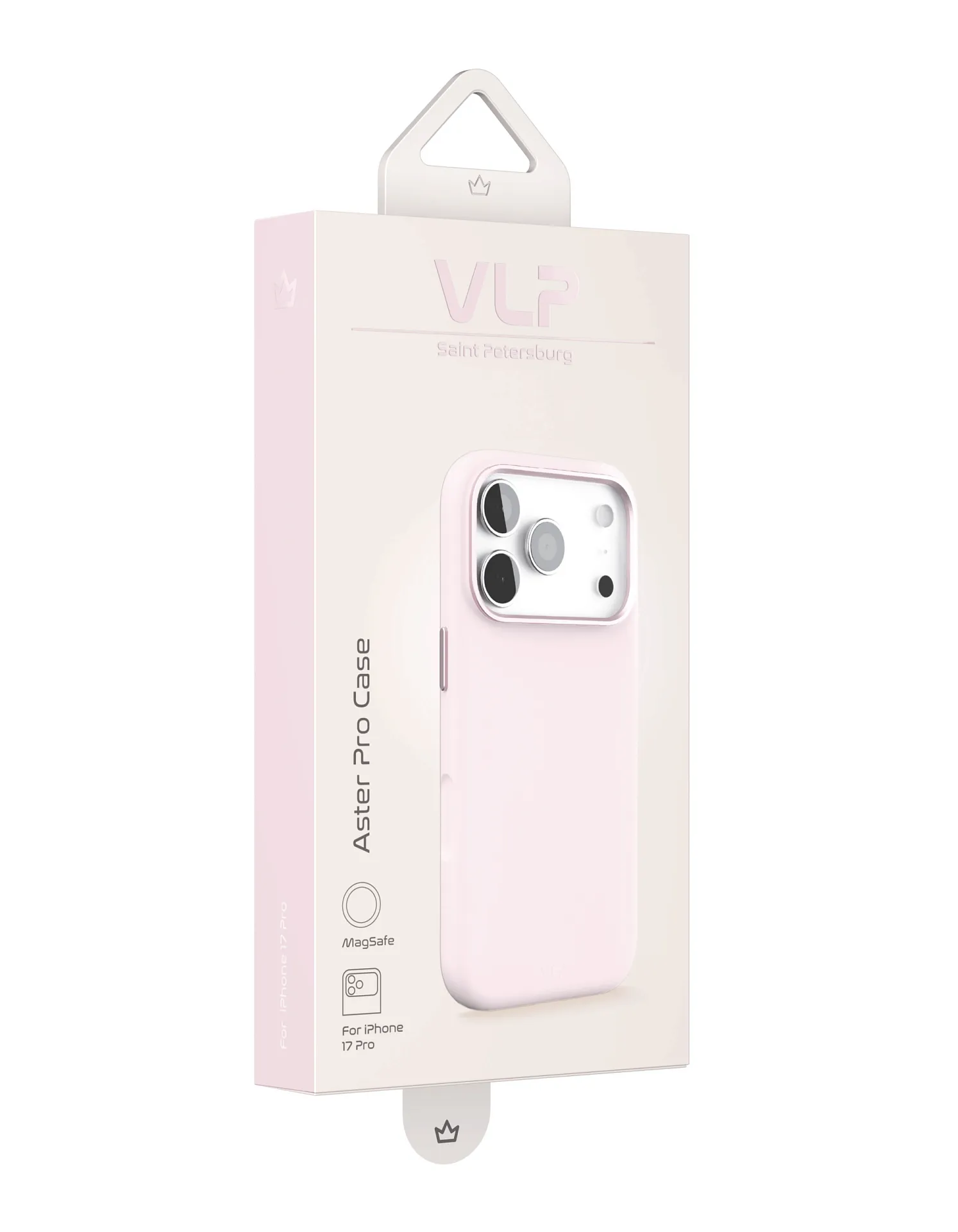 Чехол защитный VLP Aster Pro Case с MagSafe для iPhone 17 Pro, розовыйphoto5