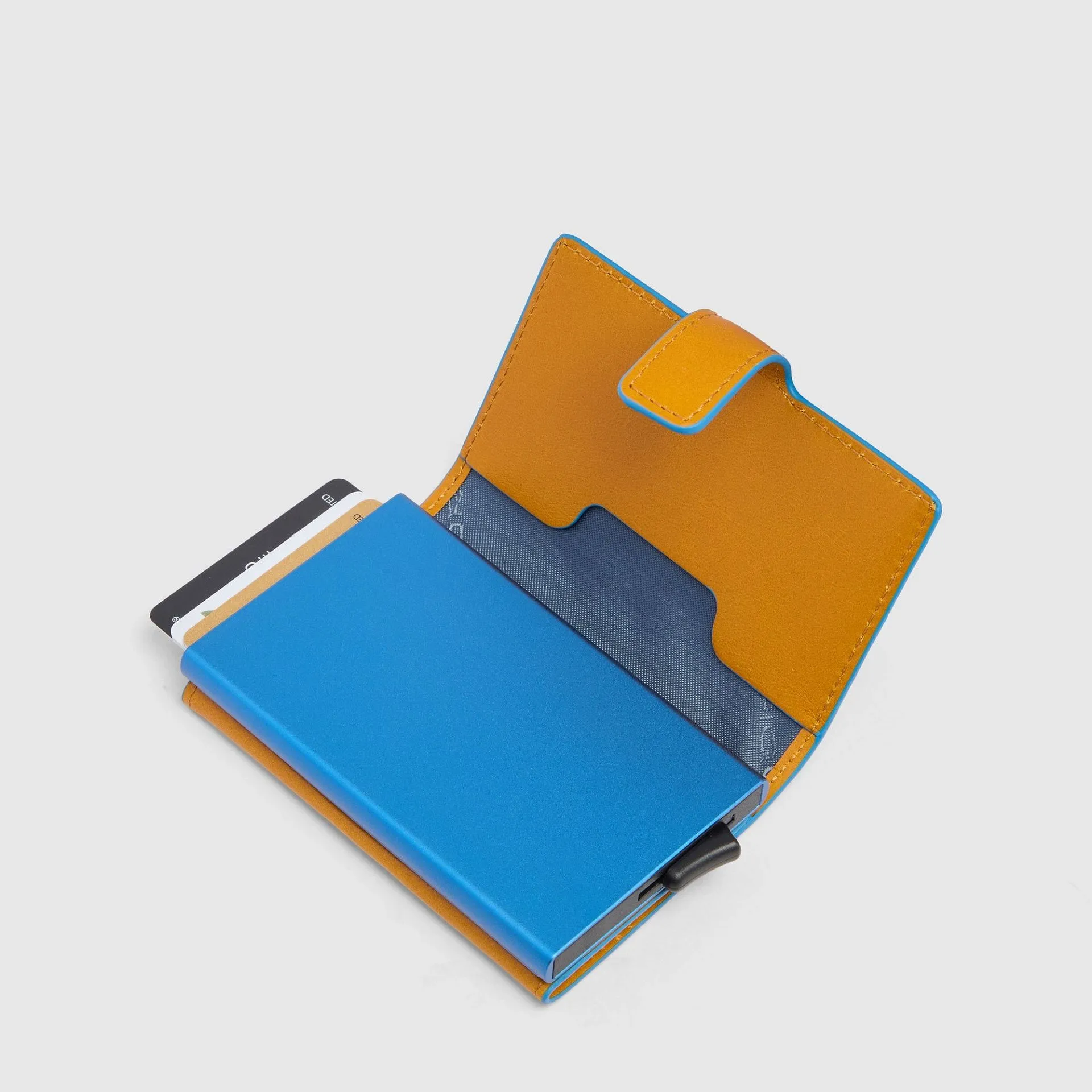 Автоматический кардхолдер с RFID-защитой Piquadro PP5649B2BLR/G, жёлтыйphoto2