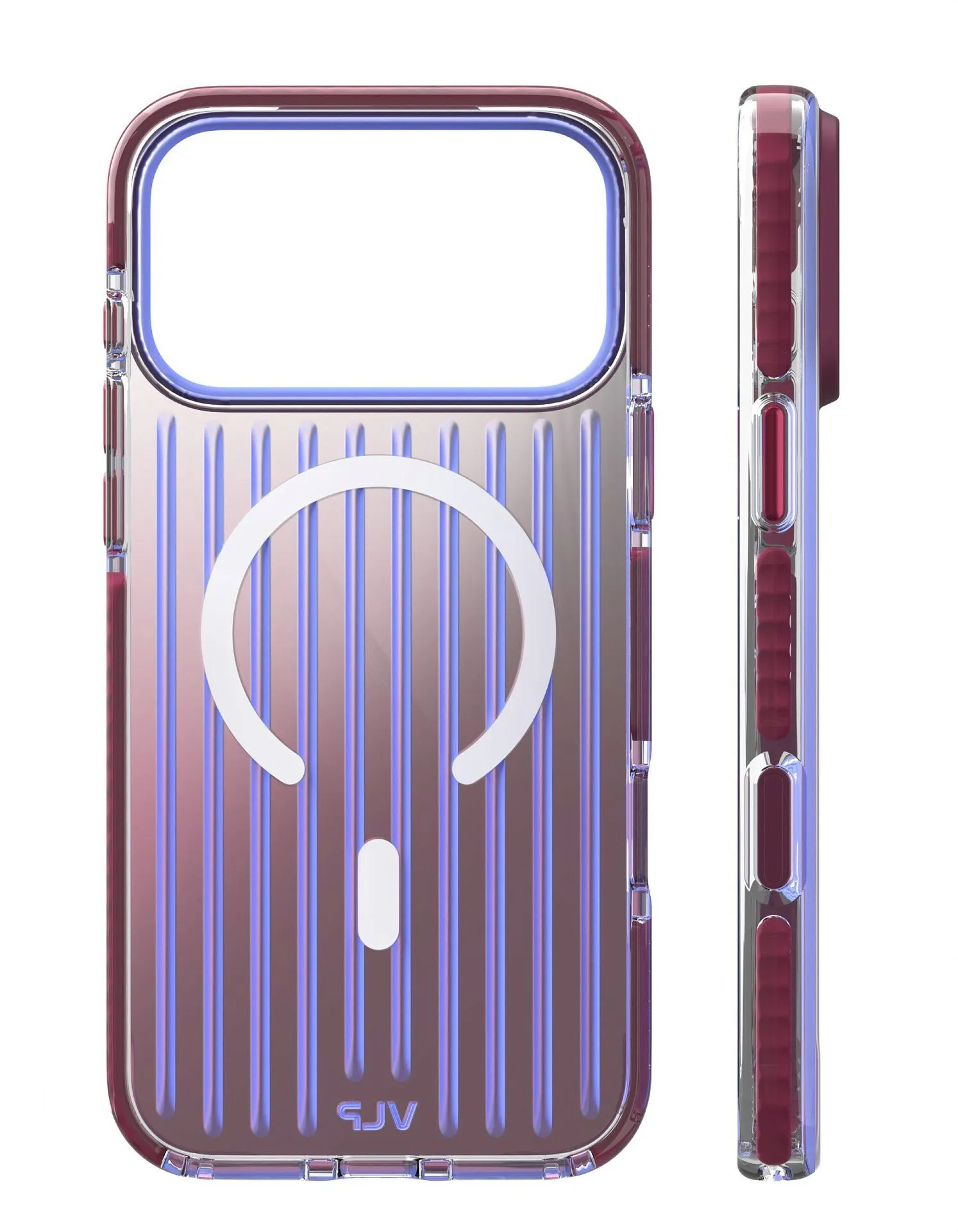 Чехол защитный VLP Pulse Case с MagSafe для iPhone 18 Pro Max, темно-вишневыйphoto5