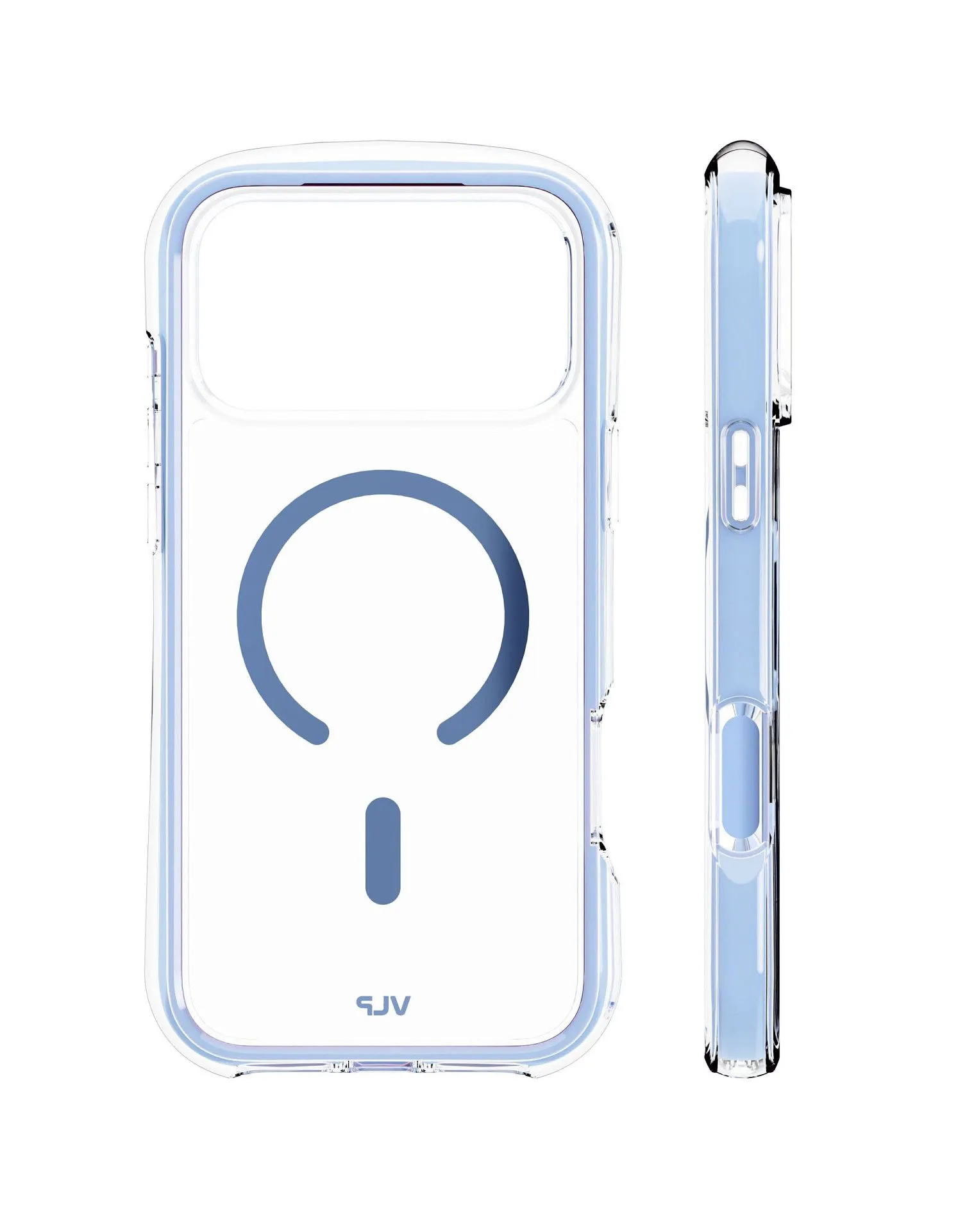 Чехол защитный VLP Bubble Case с MagSafe для iPhone 18 Pro Max, голубойphoto4