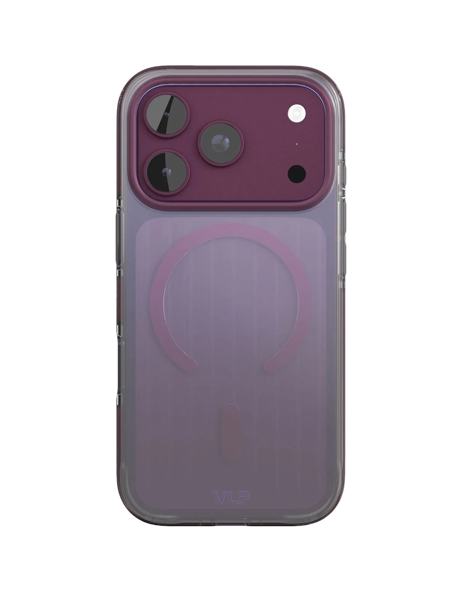 Чехол защитный VLP Pulse Case с MagSafe для iPhone 18 Pro, темно-вишневыйphoto0