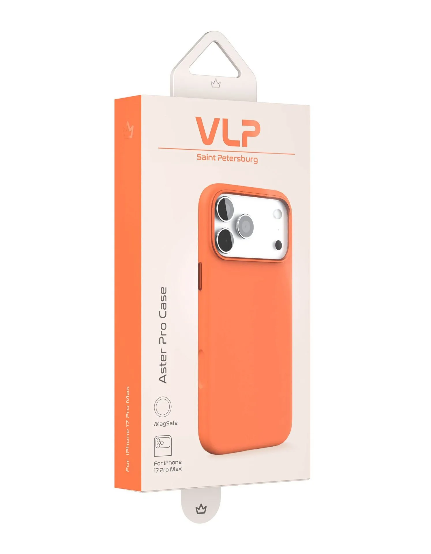 Чехол защитный VLP Aster Pro Case с MagSafe для iPhone 17 Pro Max, оранжевыйphoto5