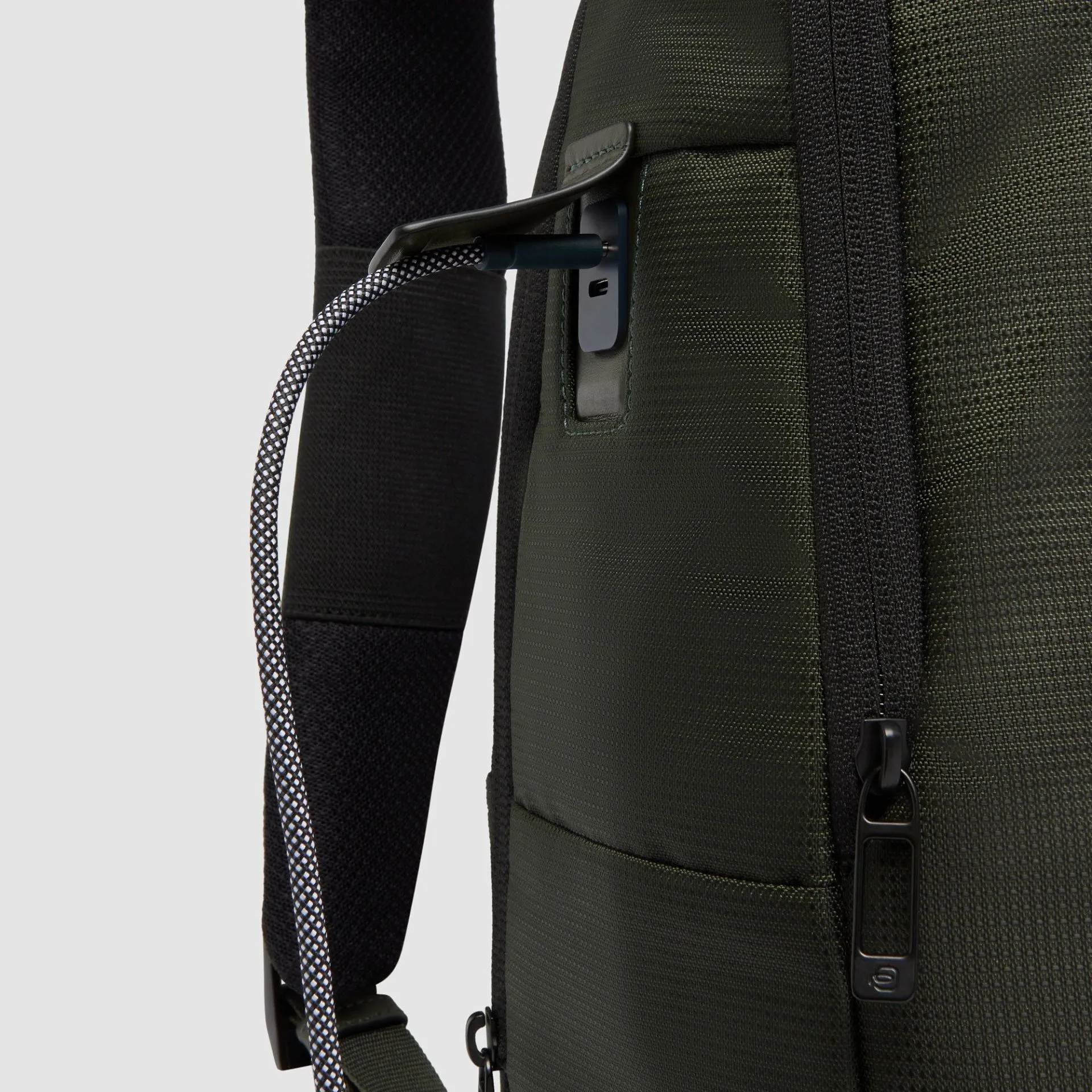 Рюкзак для ноутбука 14" с системой расширения Piquadro CA7188W145/VE, зелёныйphoto6