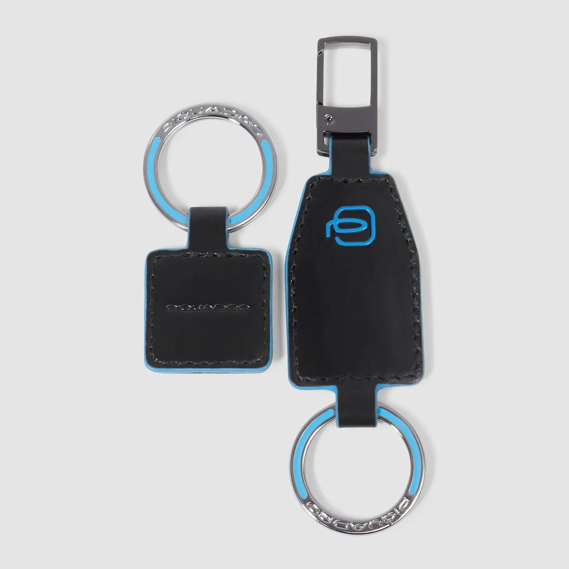 Кожаный разъёмный брелок для ключей с карабином Piquadro PC6880B2/N, чёрныйphoto2