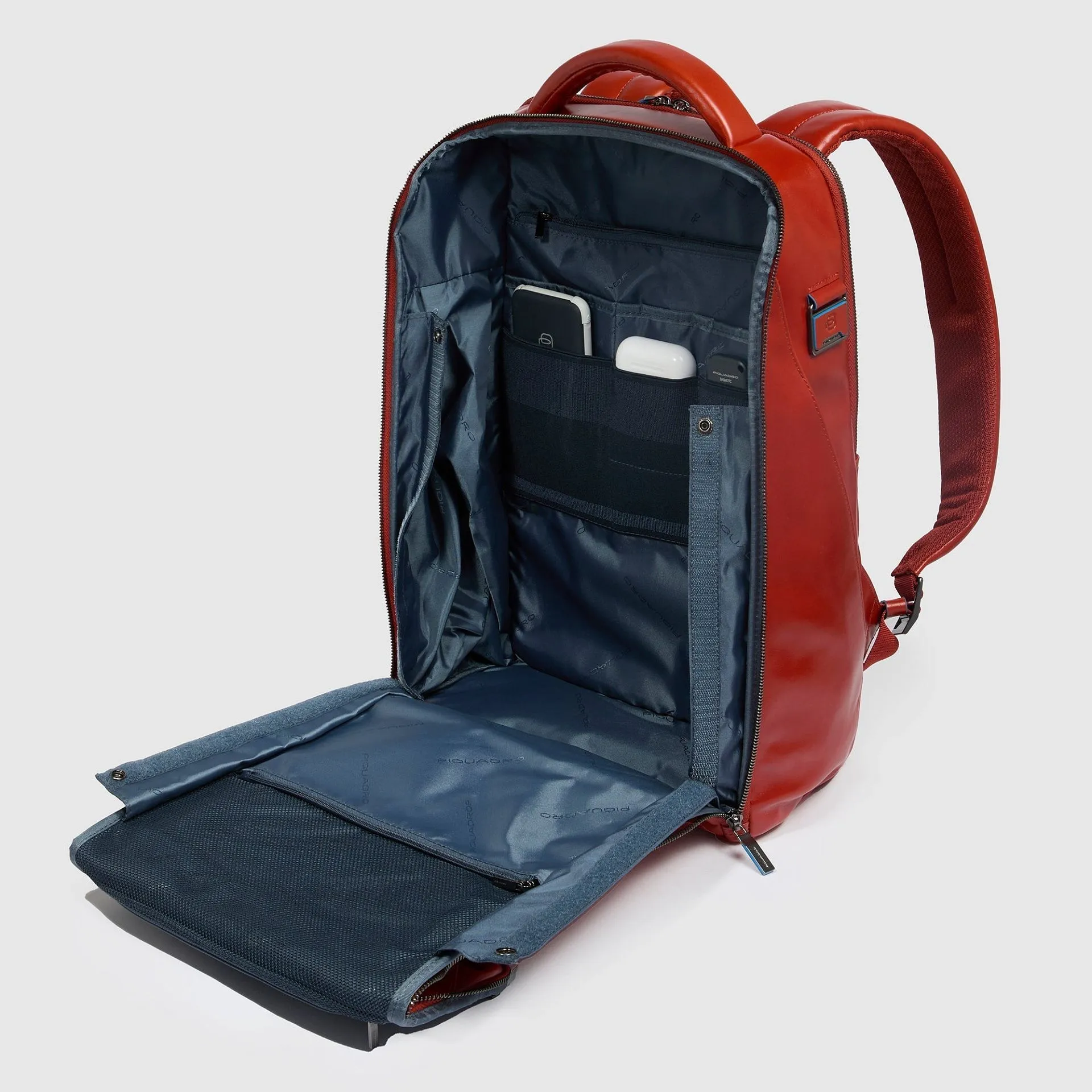 Кожаный рюкзак для ноутбука 15,6" Blue Square Piquadro CA6593B2/MO, коричневыйphoto7