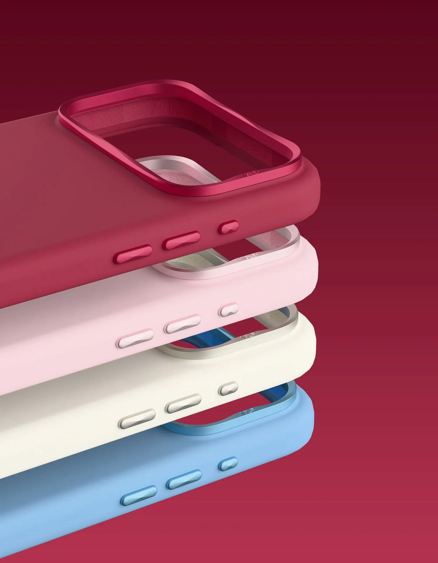 Чехол защитный VLP Aster Pro Case с MagSafe для iPhone 18 Pro, красныйphoto5