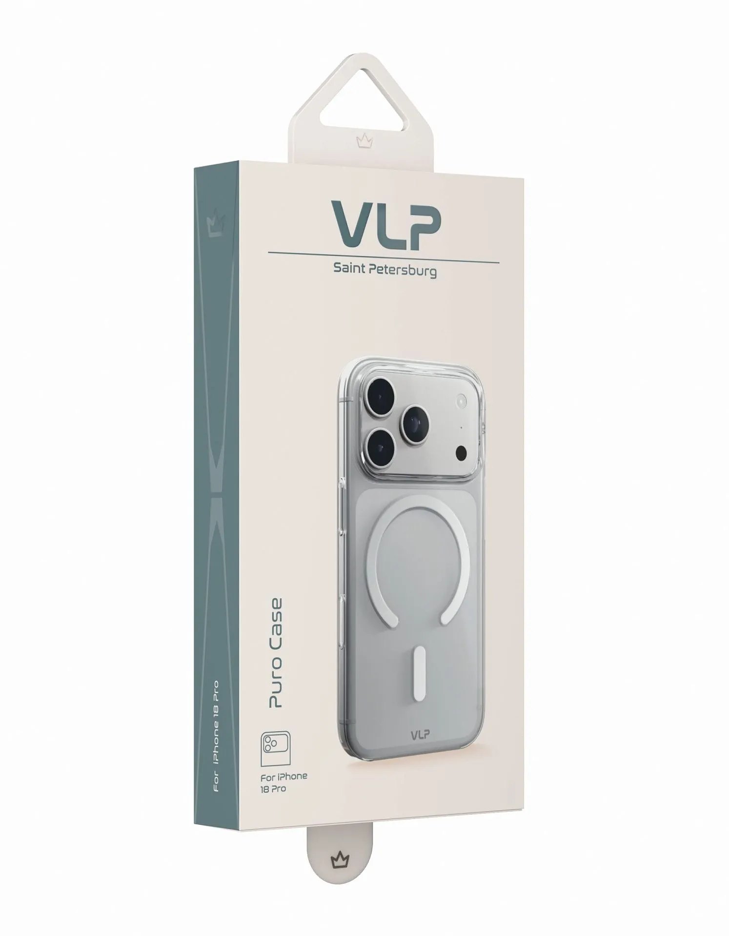Чехол защитный VLP Puro Case с MagSafe для iPhone 18 Pro, прозрачныйphoto8