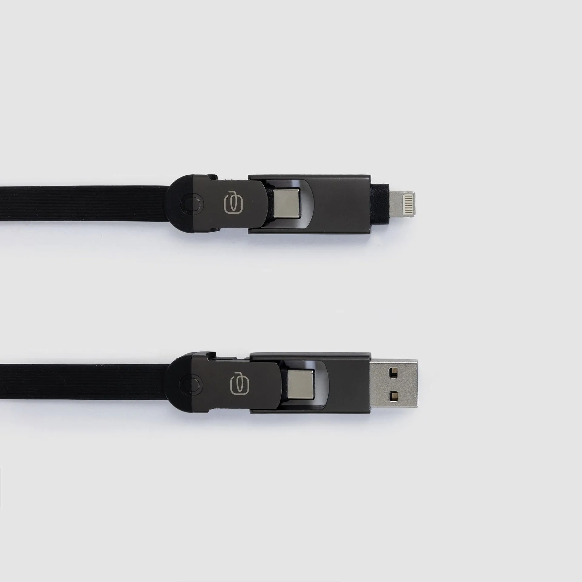 Зарядный кабель USB-C 60 Вт, Lightning и магнит Piquadro AC7071BM/N, чёрныйphoto2