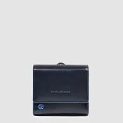 Кожаный чехол с зарядкой MagSafe 3 в 1 15 Вт Piquadro AC6864B2/BLU2, синий