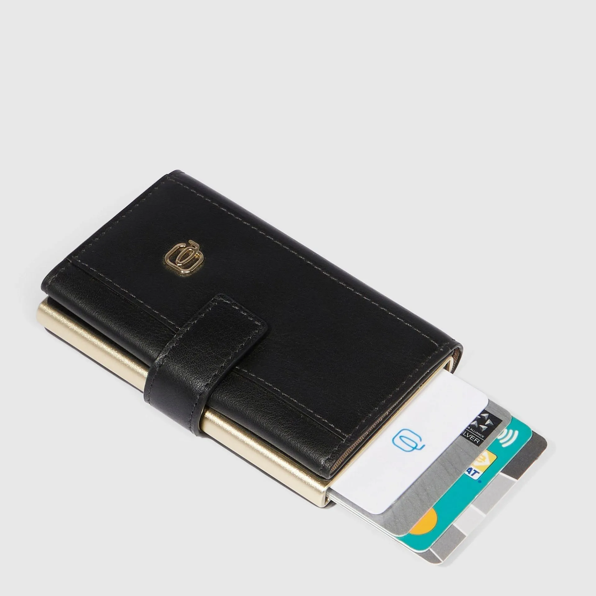 Женский автоматический картхолдер с защитой RFID Piquadro PP5649W92R/N, чёрныйphoto1