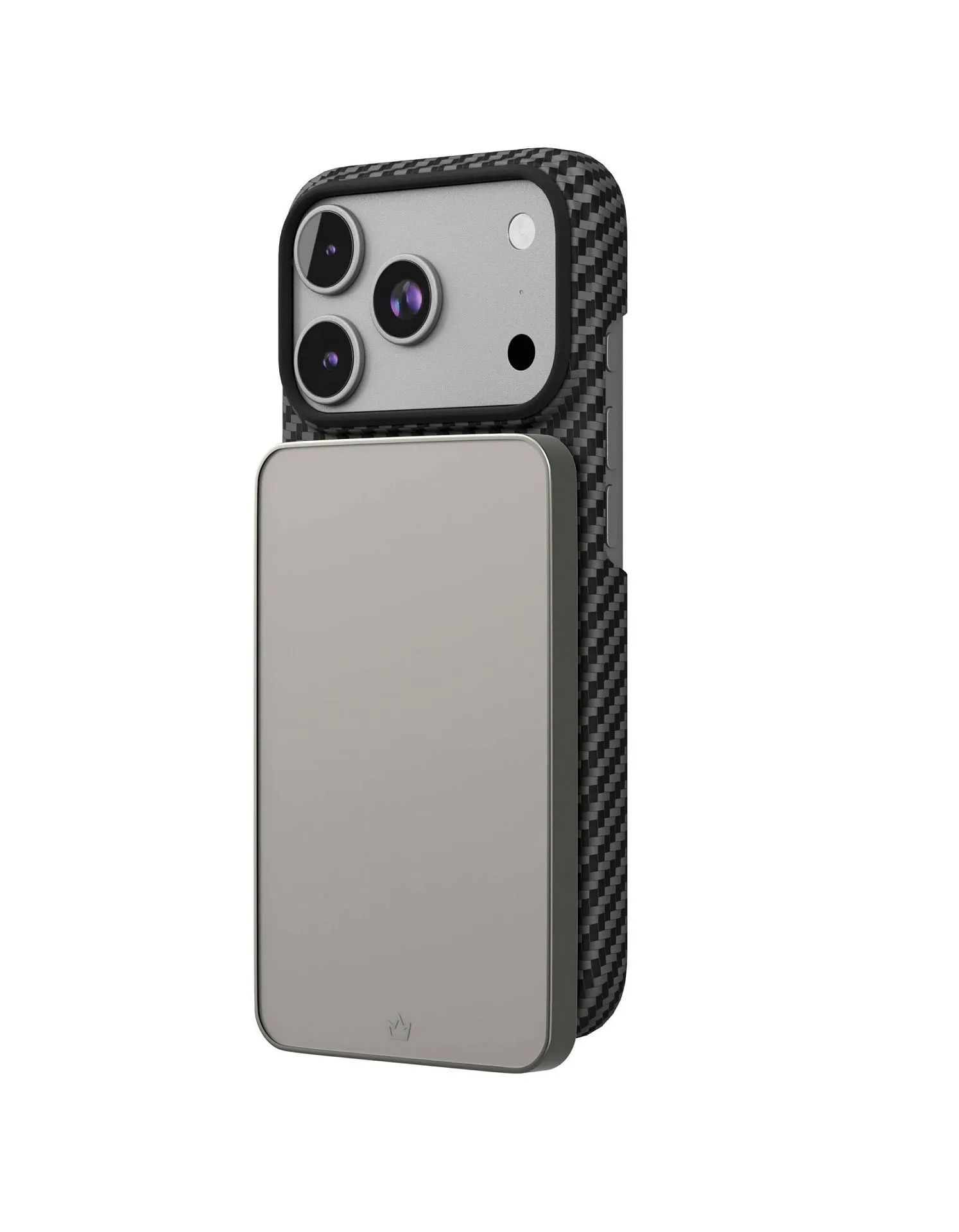 Чехол защитный VLP Kevlar Case с MagSafe для iPhone 17 Pro, черныйphoto4