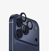 Защита камеры UNIQ Optix AluGuard Aluminum для iPhone 17 Pro & iPhone 17 Pro Max, синий (navy)