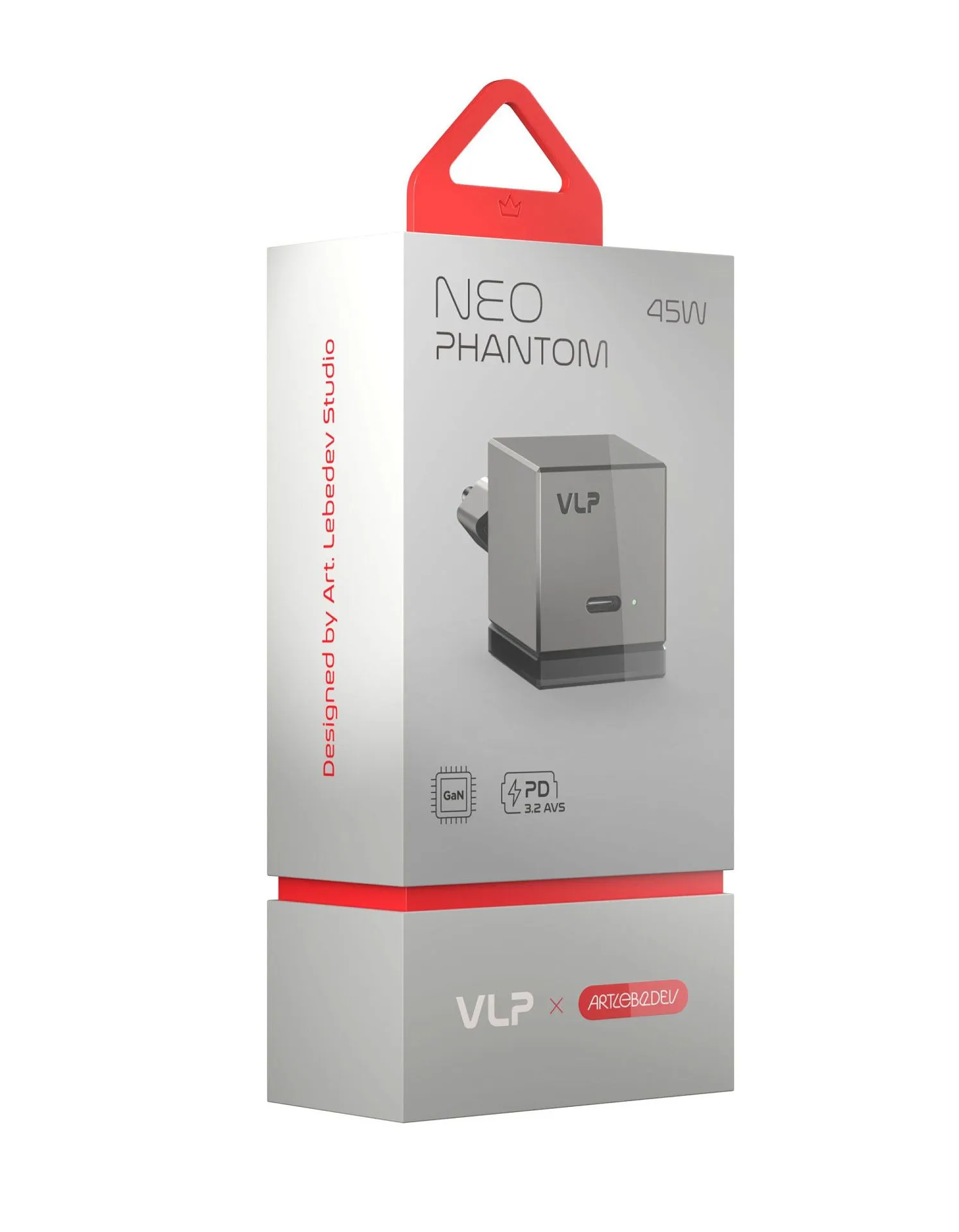 Сетевое зарядное устройство VLP NEO 45Вт USB-С, PD 3.2 AVS, QC, Фантомphoto7