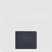 Кожаное портмоне: 2 карты, отделение для монет, RFID-защита Piquadro PU4188S146R/BLU, синий
