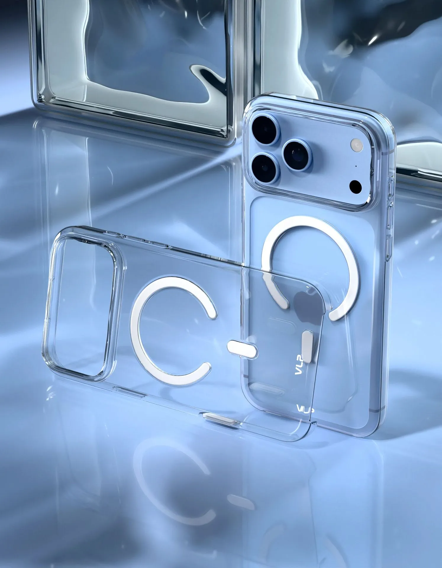 Чехол защитный VLP Puro Case с MagSafe для iPhone 18 Pro Max, прозрачныйphoto5