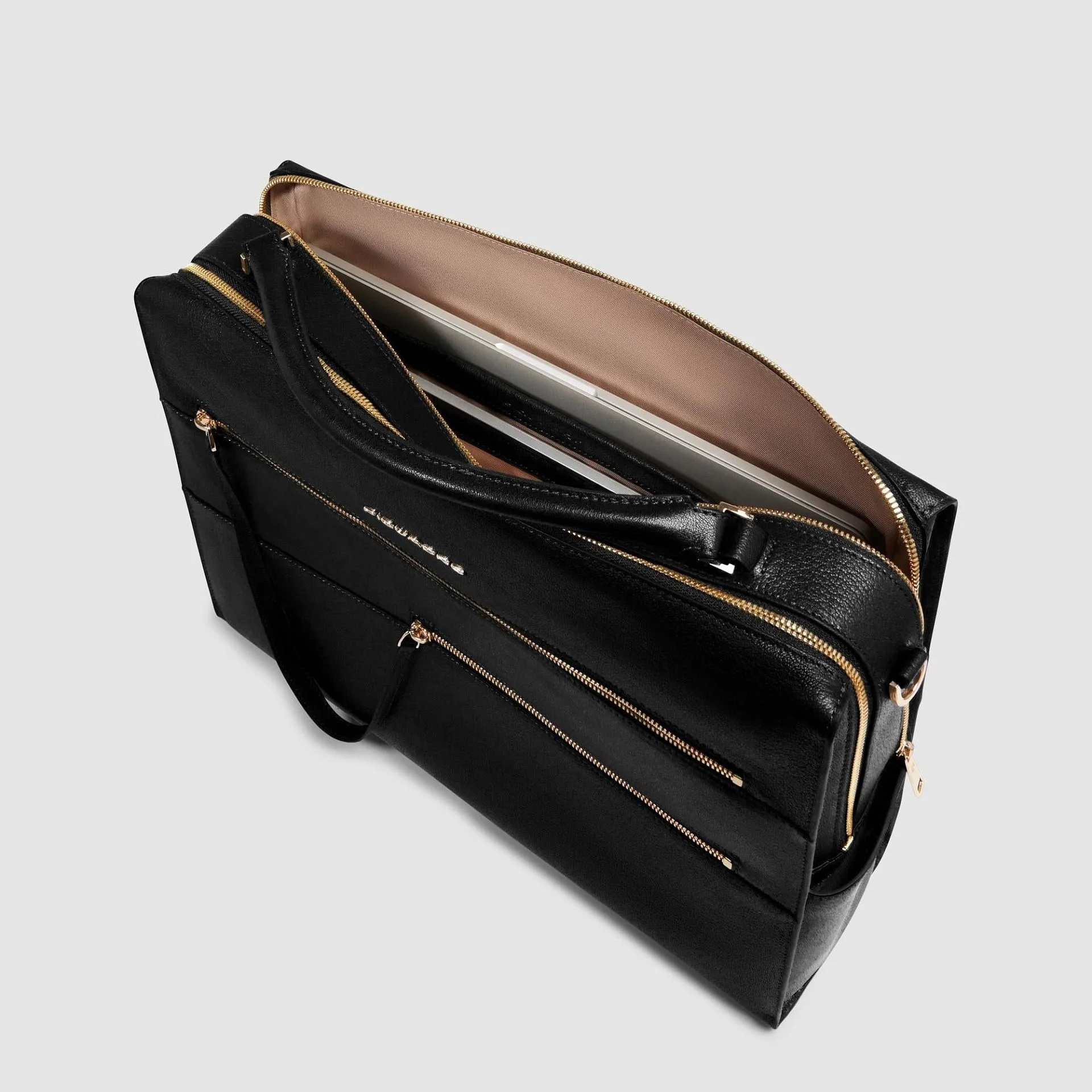Женская кожаная сумка для ноутбука 15,6" Piquadro CA6775W140/N, чёрныйphoto3