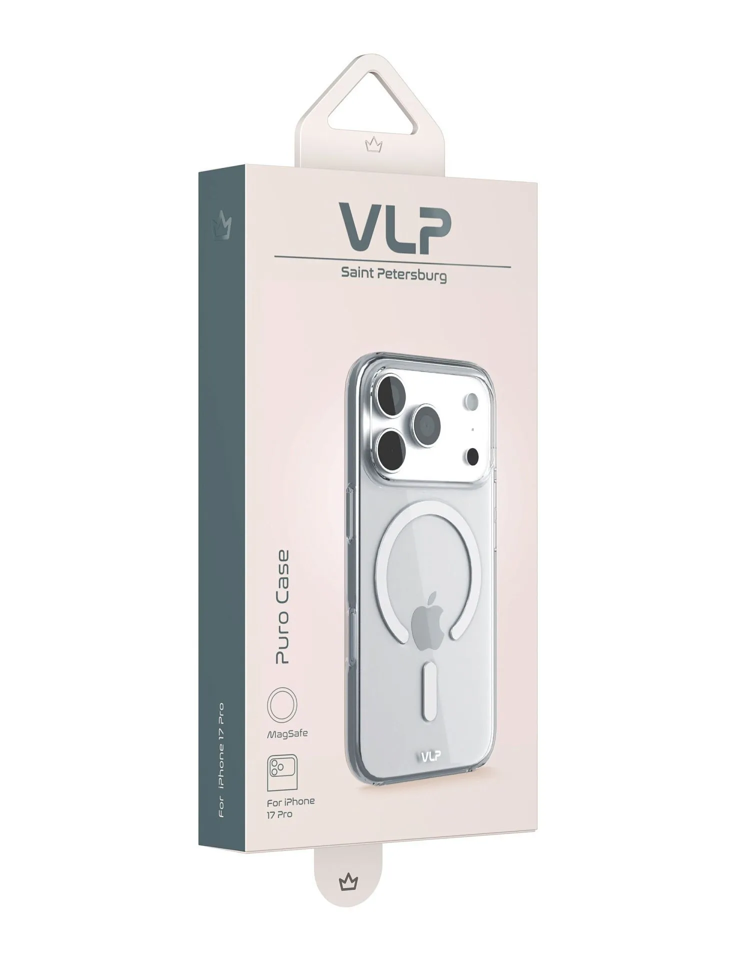 Чехол защитный VLP Puro Case с MagSafe для iPhone 17 Pro, прозрачныйphoto5