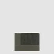 Мужское портмоне с RFID-защитой и 7 слотами для карт Piquadro PU1392W145R/VE, зелёный