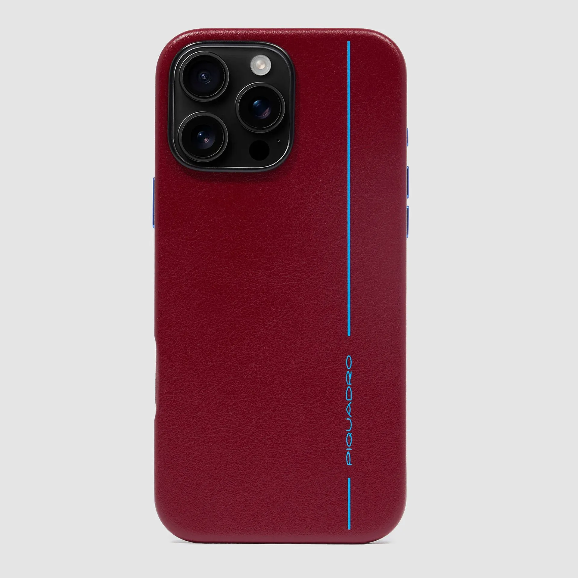 Кожаный чехол для iPhone 16 Pro Max с MagSafe Piquadro AC6960B2/R, красныйphoto0