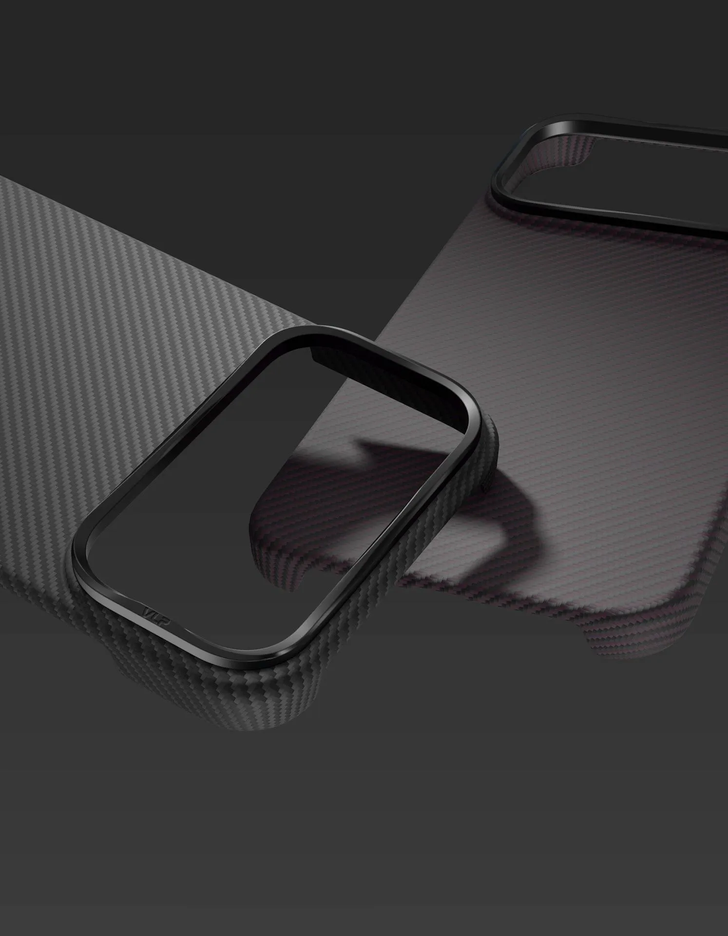 Чехол защитный VLP Kevlar Case с MagSafe для iPhone 18 Pro, черныйphoto4