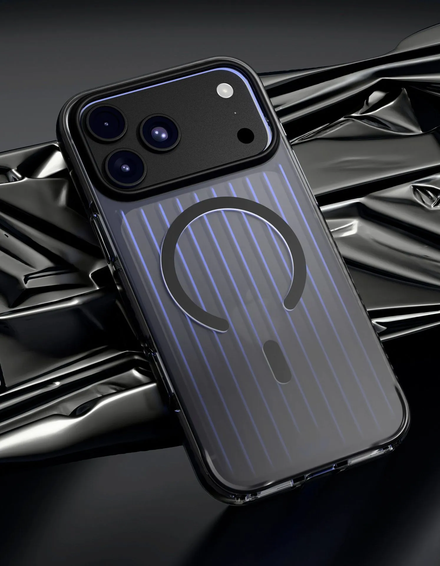 Чехол защитный VLP Pulse Case с MagSafe для iPhone 18 Pro Max, черныйphoto1