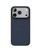 Чехол защитный VLP Kevlar Case с MagSafe для iPhone 17 Pro, синий