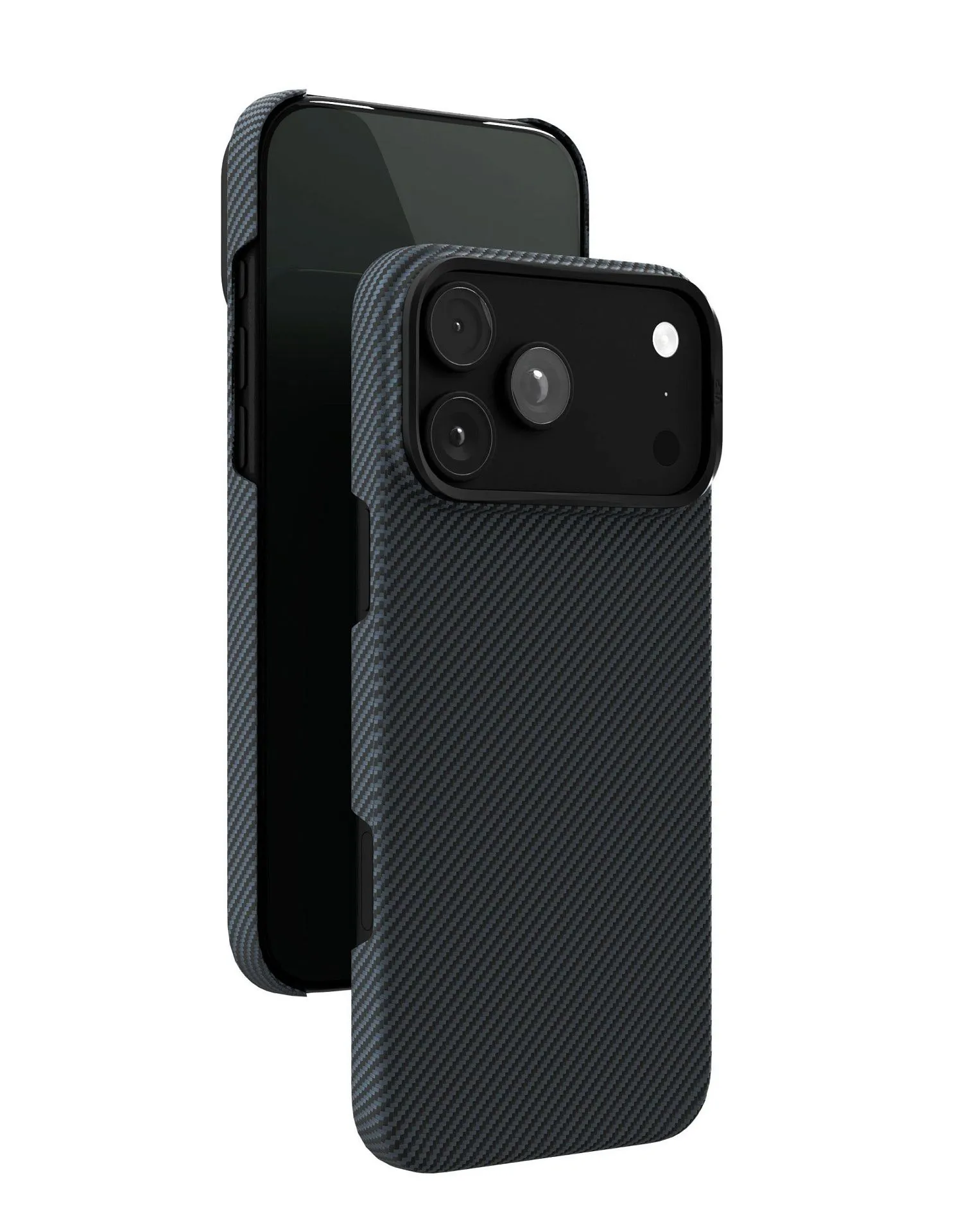 Чехол защитный VLP Kevlar Case с MagSafe для iPhone 18 Pro Max, синийphoto0