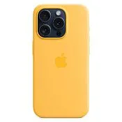 Силиконовый чехол MagSafe для iPhone 15 Pro Желтый