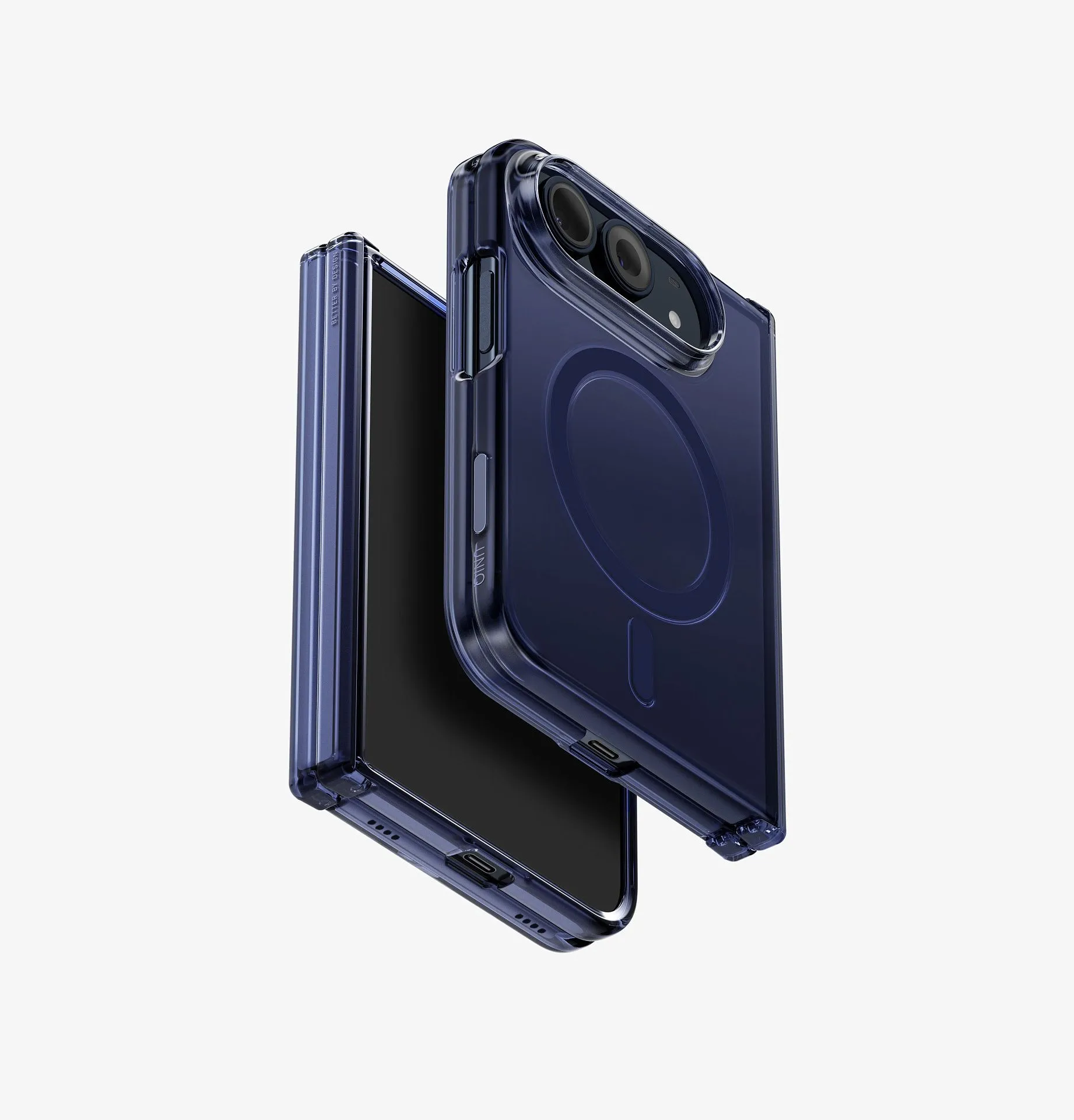 Чехол UNIQ AirSuit для iPhone Duo, синий (glossy blue)photo0